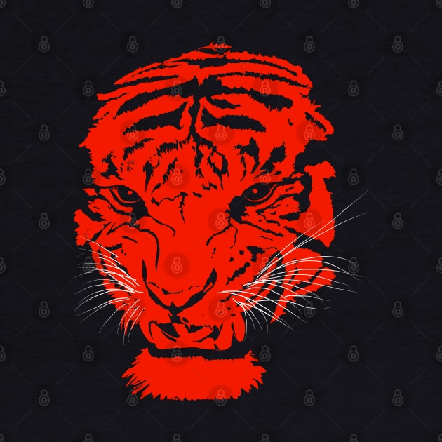 Red Tiger by Danispolez_illustrations